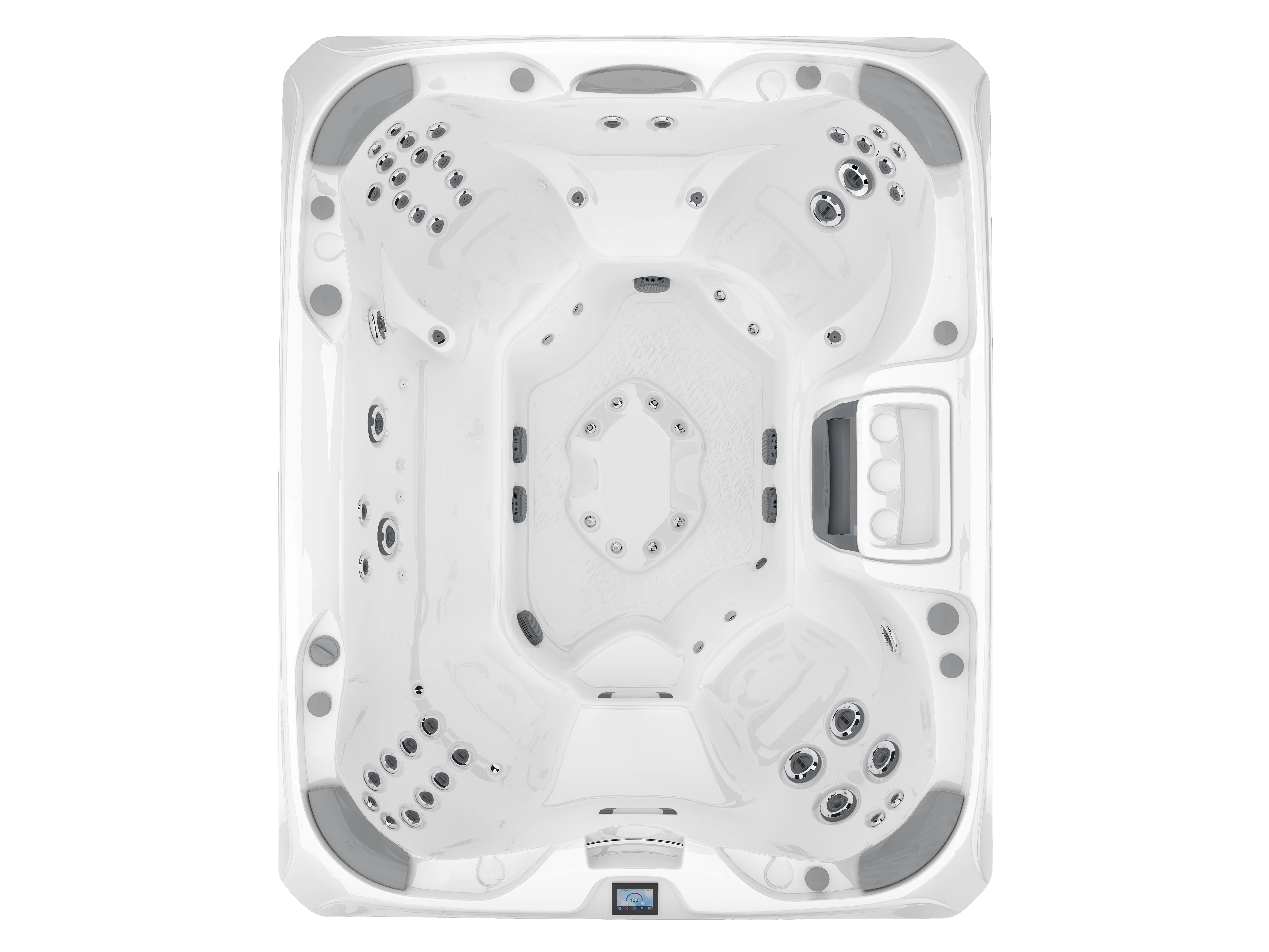 Top view of Aspen 880 Series hot tub.