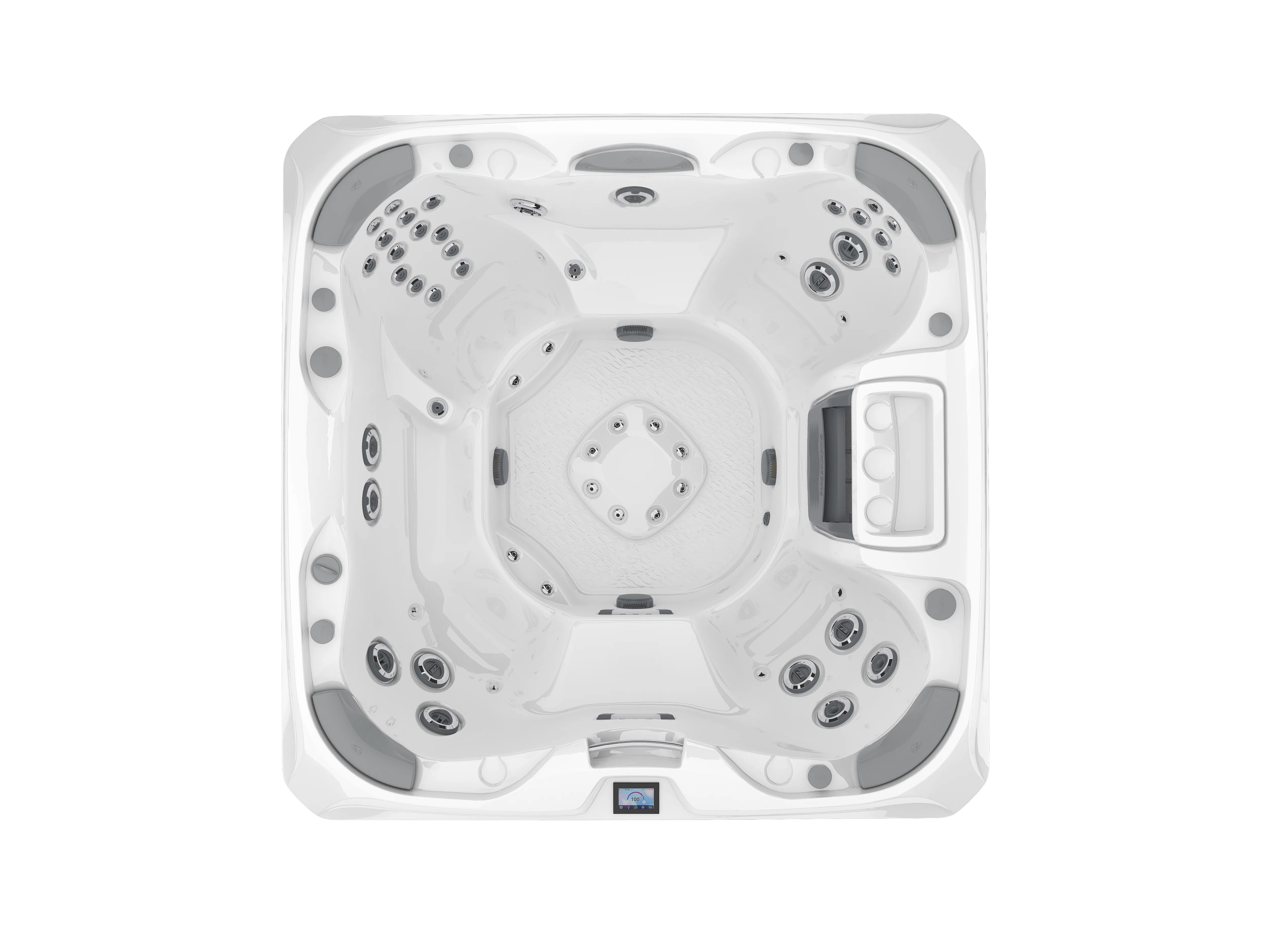 Top view of Optima 880 Series spa